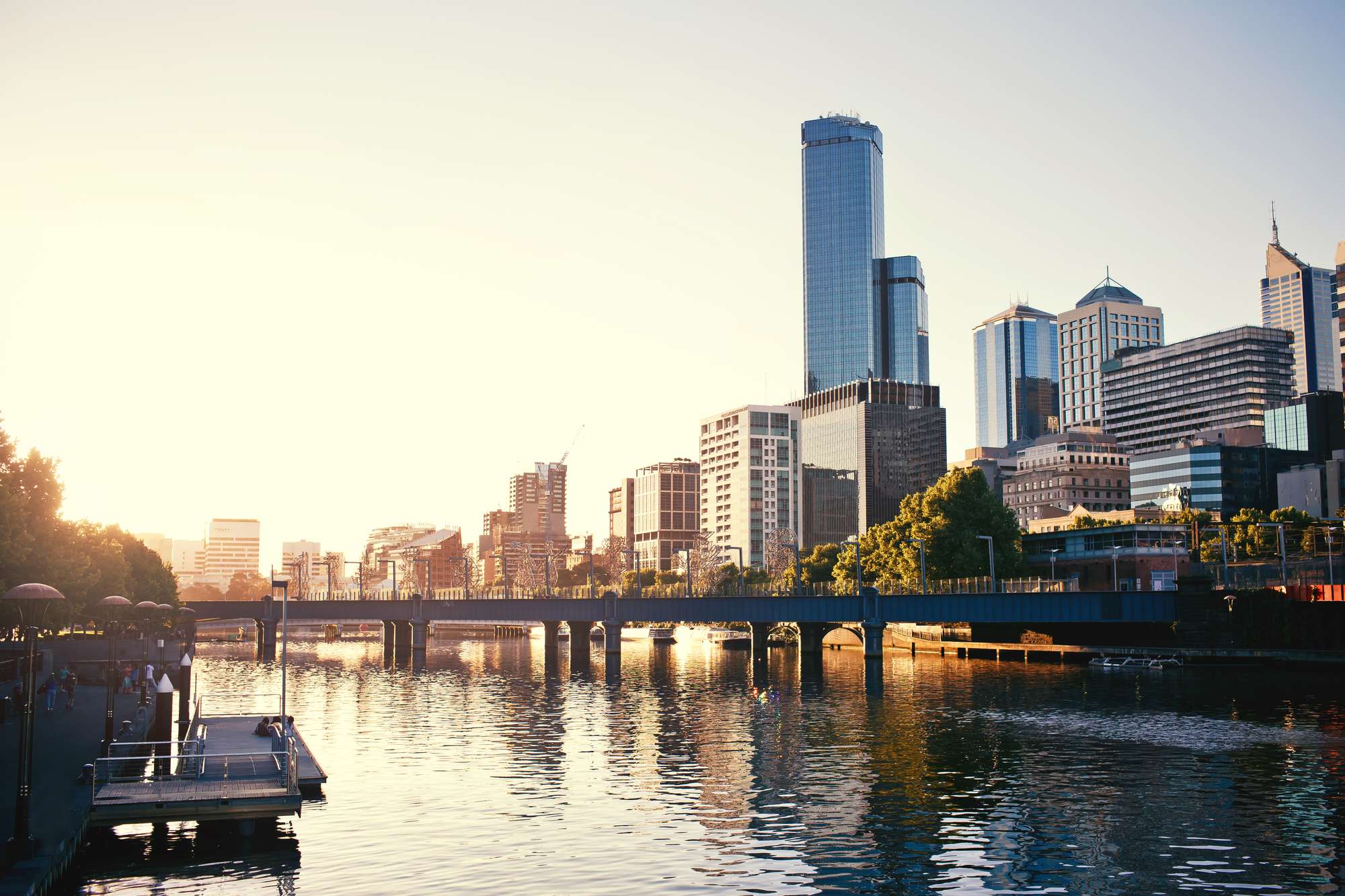 melbourne-city-cbd-sunrise